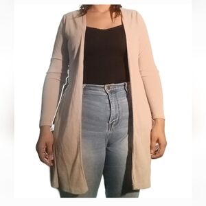 Free fall tan cardigan